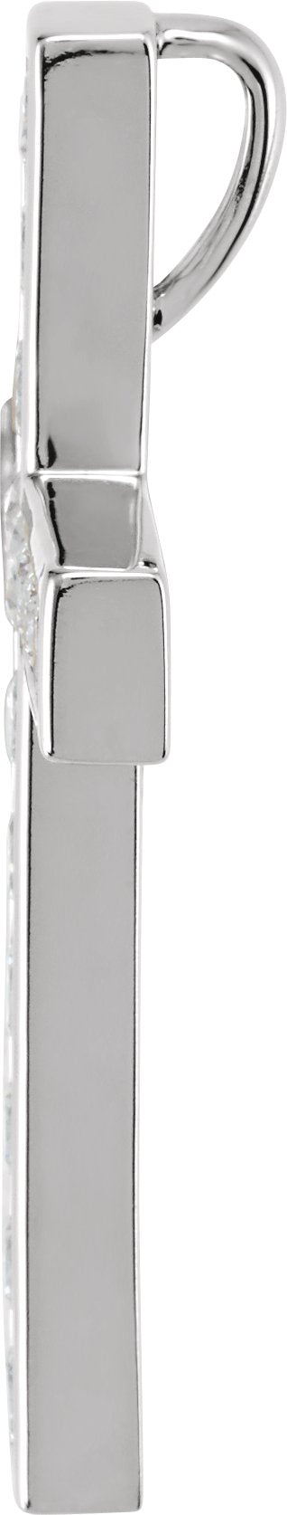 Platinum Cross Pendant - view 9