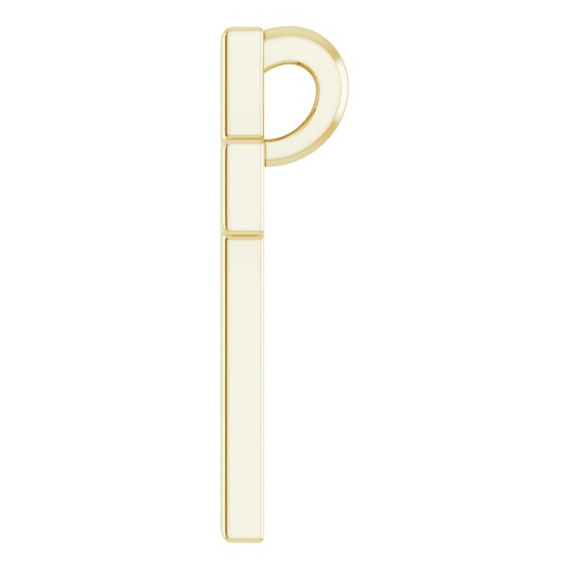 14K Gold Open Cross Necklace - Yellow Gold - view 3
