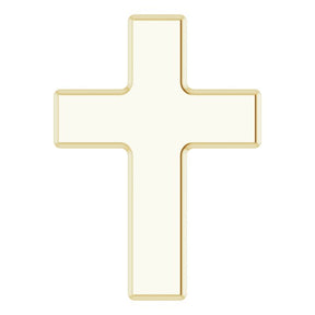 14K Gold Petite Cross Necklace or Pendant - Yellow Gold