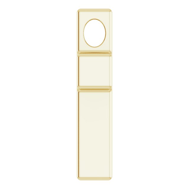 14K Gold Petite Cross Necklace or Pendant - Yellow Gold - view 3