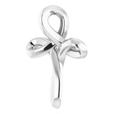 Platinum Youth Cross Necklace or Pendant - view 2