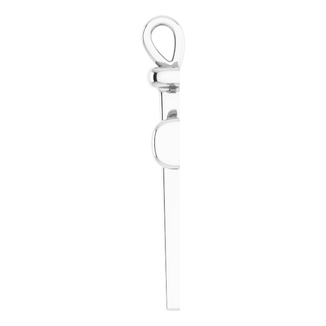 Platinum Nail Cross Necklace or Pendant - view 6