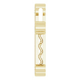 14K Gold Round Natural Diamond Cross Pendant – up to 1/3 CTW - Yellow Gold - view 6