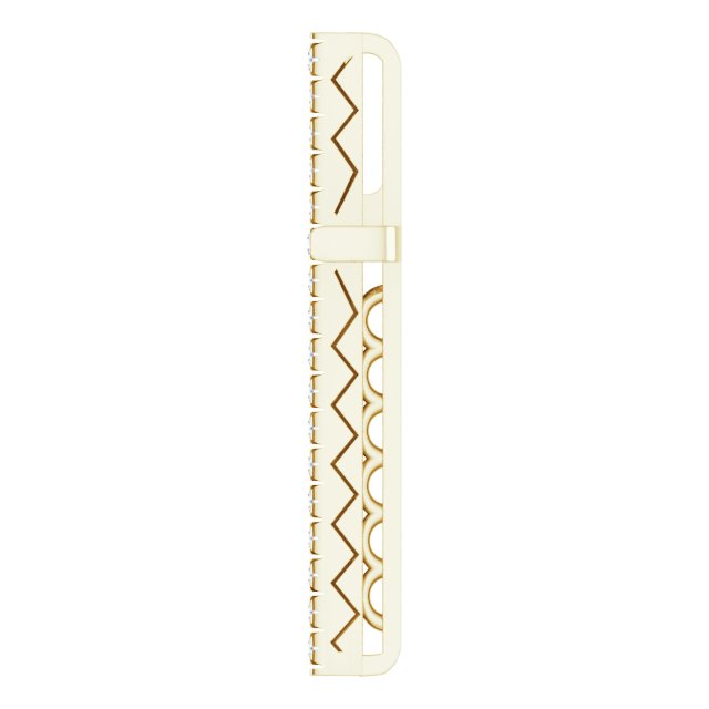 14K Gold Round Natural Diamond Cross Pendant – up to 1/4 CTW - Yellow Gold - view 10