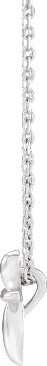 Platinum Cross Necklace or Pendant – 10x7.72mm - view 2