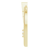 14K Gold Round Natural Diamond Heart & Cross Necklace – up to 0.0025 CTW - Yellow Gold - view 9