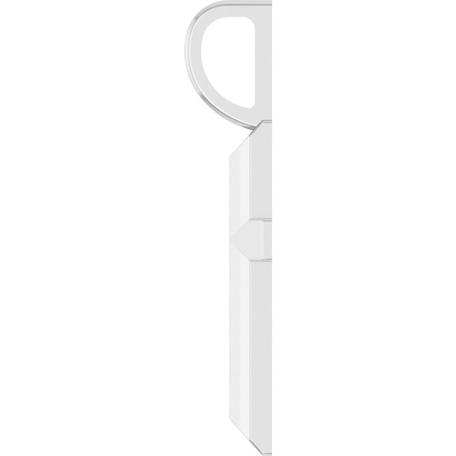 Platinum Cross Necklace or Pendant – 18x9mm - view 3