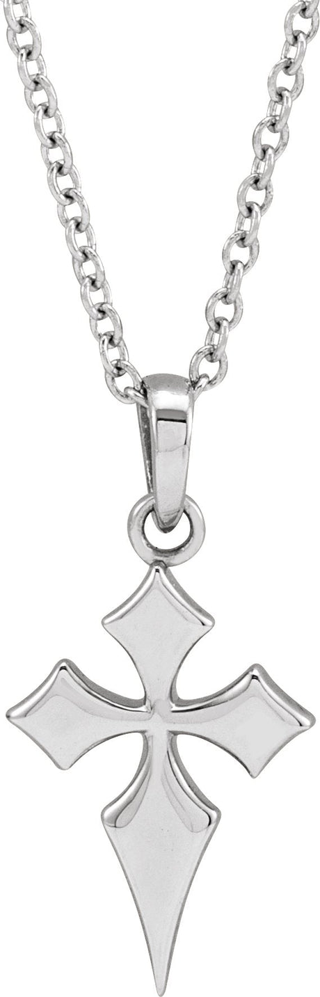 Platinum Ornate Necklace or Pendant