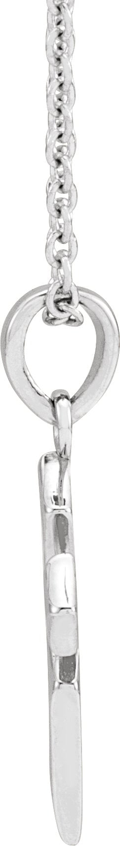 Platinum Ornate Necklace or Pendant - view 2