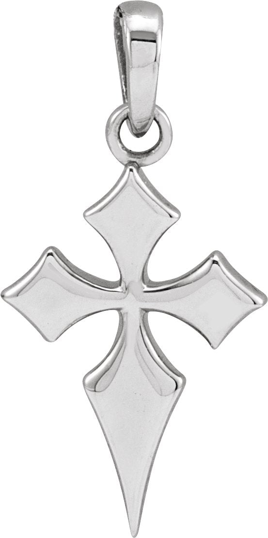 Platinum Ornate Necklace or Pendant