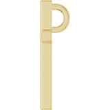14K Gold Cross Necklace or Pendant – 12x7.61mm - Yellow Gold - view 3