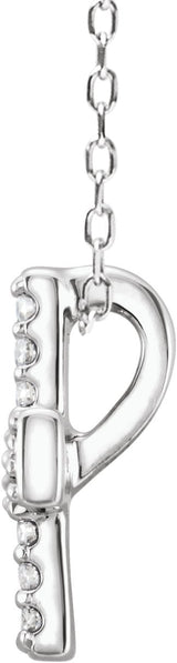 Platinum Round Natural Diamond Cross Necklace or Pendant – 0.07 CTW - view 4