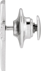 14K Gold The Rugged Cross Lapel Pin - White Gold - view 2