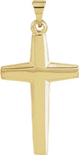 18K Gold Cross Necklace or Pendant