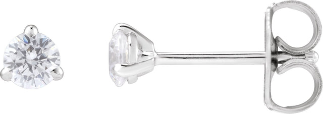14K Gold Round Lab-Grown Diamond Cocktail-Style Stud Earrings - Rose Gold - view 6