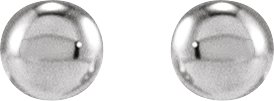 Platinum Youth Bead Earrings - view 2