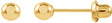 14K Gold Ball Stud Piercing Piercing Stud Earrings II
