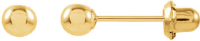 14K Gold Ball Stud Piercing Piercing Stud Earrings II