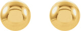 14K Gold Ball Stud Piercing Piercing Stud Earrings II - view 2