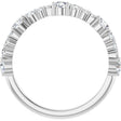 Platinum Round Natural Diamond Anniversary Band – 5/8 CTW