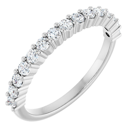 Platinum Round Lab-Grown Diamond Milestone Anniversary Band – 1/6–3/8 CTW