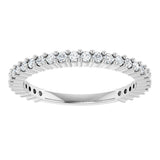Platinum Round Natural Diamond Milestone Anniversary Band – 1/6–3/4 CTW - view 3