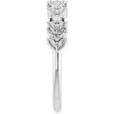 Platinum Marquise Lab-Grown Diamond Anniversary Band – 1/4 CTW - view 4