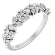 Platinum Marquise Natural Diamond Anniversary Band – 1/4 CTW