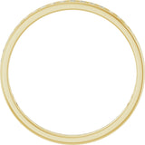 14K Gold Round Lab-Grown Diamond Channel-Set Anniversary Band – 1.5 mm Stones (1/2 CTW) - Yellow Gold - view 2