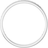 14K Gold Round Natural Diamond Channel-Set Anniversary Band – 1.5 mm Stones (1/2 CTW) - White Gold - view 2