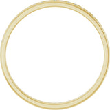 14K Gold Round Lab-Grown Diamond Channel-Set Anniversary Band – 1.5 mm Stones (1/2 CTW) - Yellow Gold - view 2