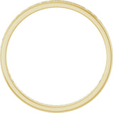 14K Gold Round Lab-Grown Diamond Channel-Set Anniversary Band – 1.5 mm Stones (1/2 CTW) - Yellow Gold - view 2