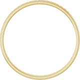 14K Gold Round Lab-Grown Diamond Channel-Set Anniversary Band – 1.5 mm Stones (1/2 CTW) - Yellow Gold - view 2