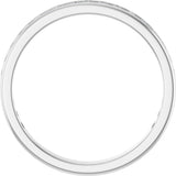 10K Gold Round Natural Diamond Channel-Set Anniversary Band – 1/2 CTW – Sizes 15-20 - White Gold - view 2
