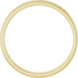 14K Gold Round Lab-Grown Diamond Channel-Set Anniversary Band – 1.5 mm Stones (1/2 CTW) - Yellow Gold - view 2