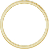 14K Gold Round Lab-Grown Diamond Channel-Set Anniversary Band – 1.5 mm Stones - Yellow Gold - view 2