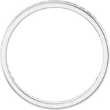 14K Gold Round Natural Diamond Channel-Set Anniversary Band – 1.5 mm Stones - White Gold - view 2