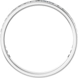 10K Gold Straight Baguette Natural Diamond Channel-Set Anniversary Band – 1 1/5–1 1/4 CTW - White Gold - view 2