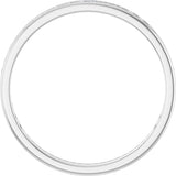 14K Gold Round Lab-Grown Diamond Channel-Set Anniversary Band – 1.5 mm Stones (1/2 CTW) - White Gold - view 2