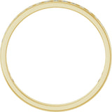 14K Gold Round Lab-Grown Diamond Channel-Set Anniversary Band – 2.25 mm Stones (1 CTW) - Yellow Gold - view 2