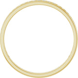 14K Gold Round Lab-Grown Diamond Channel-Set Anniversary Band – 1.5 mm Stones (1/2 CTW) - Yellow Gold - view 2