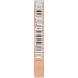 14K Gold Straight Baguette Natural Diamond Channel-Set Anniversary Band – 3x1.5 mm Stones (1 3/8–1 1/2 CTW) - Rose Gold - view 4