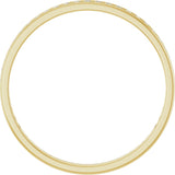 14K Gold Round Lab-Grown Diamond Channel-Set Anniversary Band – 1.7 mm Stones (3/4 CTW) - Yellow Gold - view 2
