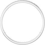 14K Gold Round Natural Diamond Channel-Set Anniversary Band – 1.7 mm Stones (3/4 CTW) - White Gold - view 2
