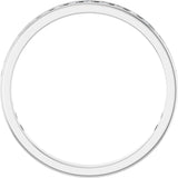 14K Gold Round Natural Diamond Channel-Set Anniversary Band – 2.5 mm Stones (1 1/2 CTW) - White Gold - view 2