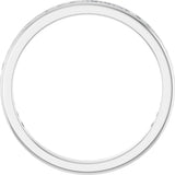 10K Gold Square Natural Diamond Channel-Set Anniversary Band – 5/8 CTW - White Gold - view 2