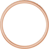 14K Gold Square Natural Diamond Channel-Set Anniversary Band – 1.75x1.75 mm Stones (1 1/5–1 1/4 CTW) - Rose Gold - view 2