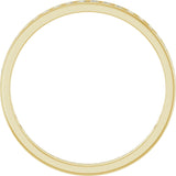 14K Gold Round Lab-Grown Diamond Channel-Set Anniversary Band – 2 mm Stones (7/8 CTW) - Yellow Gold - view 2
