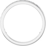 14K Gold Round Natural Diamond Channel-Set Anniversary Band – 2 mm Stones - White Gold - view 2