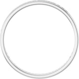 10K Gold Round Natural Diamond Channel-Set Anniversary Band – 1/2 CTW – Sizes 15-20 - White Gold - view 2
